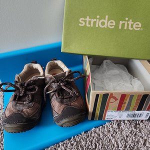 Stride Rite SRT PS PENN DK BRN/ESPRES BOYS SHOES Size 9M
